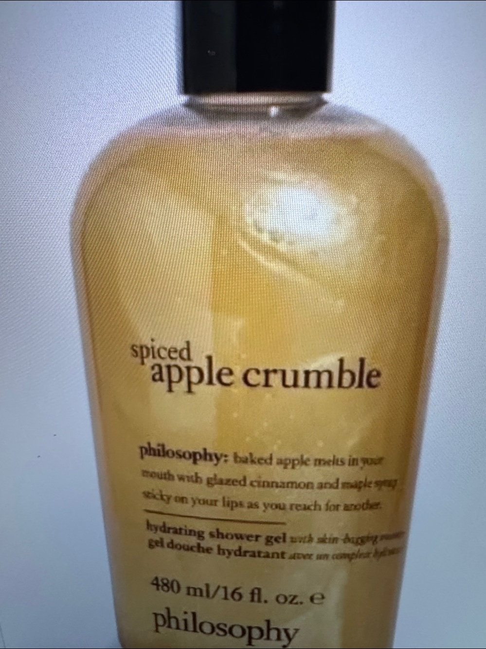 🤣Philosophy spiced apple crumble: Shampoo,  Shower Gel, Bubble Bath gift NEW